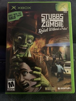 Rare Stubbs The Zombie Xbox Game.  Complete With Offer Card.