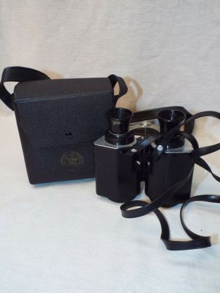 Vintage Boy Scout Binoculars With Carrying Case Rare Classics