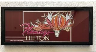 Rare Vintage Las Vegas Slot Machine Glass Flamingo