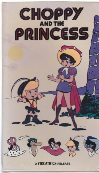 Vhs Choppy And The Princess Animation Rare