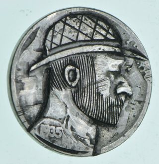 Rare - 1935 - Hand Engraved - Hobo Nickel Buffalo - Highly Collectible 184