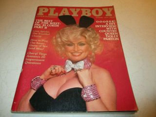 Vintage Playboy Magazines Dolly Parton 1978,  Goldie Hawn 1985,  Rare,  M Centerfold