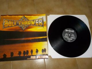Bolt Thrower ‎ -.  For Victory Rare 1st.  Press Lp,  Death,  Deicide,  Morbid Angel