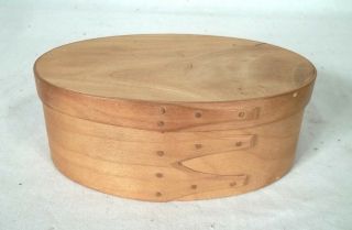 Vintage Hand Made " Orleans Carpenters " Shaker Oval Box