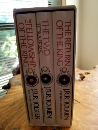 The Lord Of The Rings Boxed Set By J.  R.  R.  Tolkien 1st Rev Ed Collectible Rare