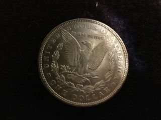1890 P Morgan silver dollar uncirculated uncertified 3