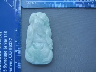 Green Jade Buddha Carving 2
