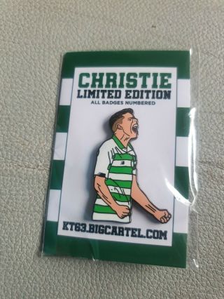 Ryan Christie Hoidy Celtic Pin Badge Rare Pin Badge