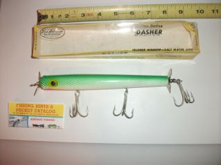 Fred Arbogast Dasher Surface Lure Akron Oh