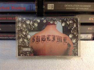 Sublime S/t Rare Alt.  Metal Cassette 1996 Gasoline Alley Alice In Chains Nirvana