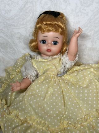 8 " Vintage Madame Alexander Doll Alexanderkins “amy” Adorable Blonde C
