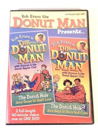 Rob Evans The Donut Man Presents.  2 Full Length Videos Very Rare Dvd