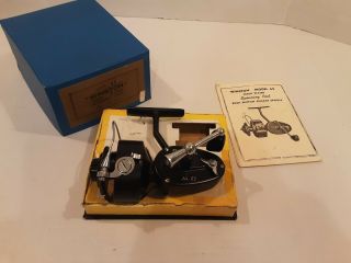 Rare Vintage Winston Model No.  62 Spinning Reel And Paperwork