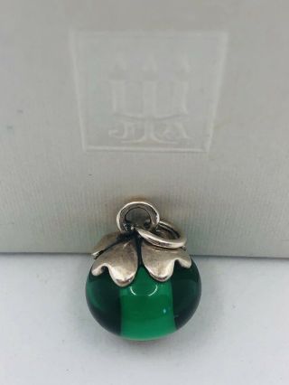 James Avery Sterling Silver Green Clover Finial Retired/rare Hard To Find (htf)