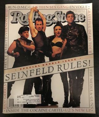 Vintage Rolling Stone Double Issue 660/661 1993 Seinfeld Great Cover And Ads