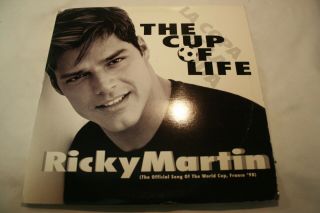 Ricky Martin " The Cup Of Life - World Cup " Rare 12 " Vinyl Single 1998 Sony Maria