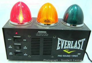 Rare Everlast Pro Round Timer Professional Boxing Timer 2 And 3 Minutes,  Rest