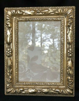 Vintage Ornate Gold Photo Frame Victorian Style,  Rectangle Fits 5x7 " Picture