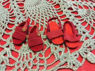 2 Pairs Red Shoe For Madame Alexander Lissy