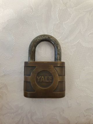 Antique Yale Towne Mfg Co Lock Vintage Yale Padlock No Key