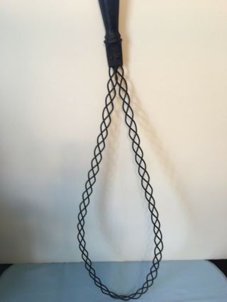 Vintage Wire Rug Beater With Metal Handle