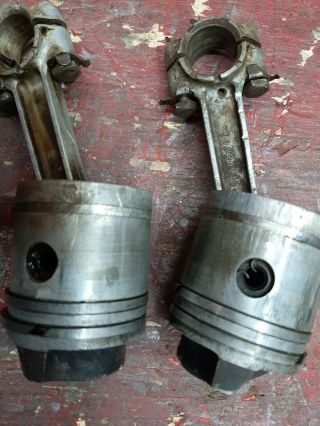 Antique Johnson 1939 Outboard Pistons
