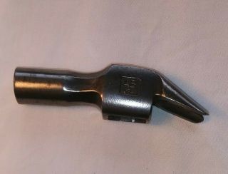 Vintage Antique Farrier Driving Hammer Head Stamped Ab Usa Blacksmith 9oz Apprx