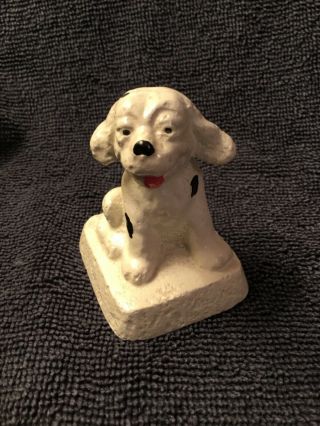Rare Vintage Hubley Griswold Cast Iron Puppy Dog Paperweight 2 " X 2 3/4 "