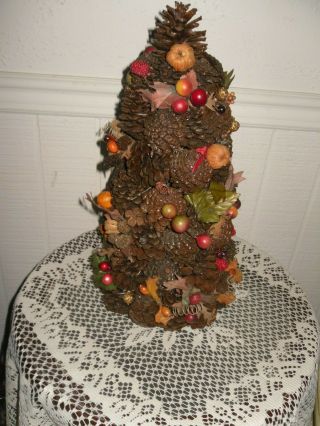 VINTAGE PINE CONE FALL CENTERPIECES FARMHOUSE - COUNTRY DECOR ONE OF KIND 2