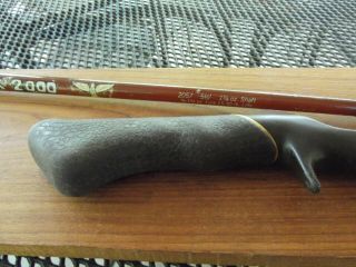 Vintage 70,  s Fenwick Lunkerstik 2000 Fishing Rod Pistol Grip From Model 2057 3