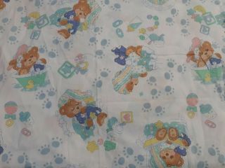 Riegel Teddy Beddy Bear Vintage Crib Sheet 80 