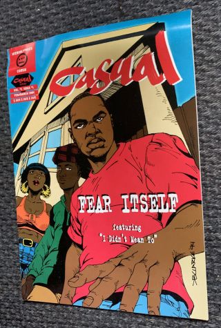 Vintage Casual Comic Book Vol.  1 Issue 1 Promo 1994 Bay Area Hip - Hop Rare