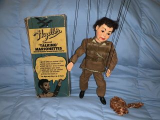 Rare Vintage Hazelle’s “talking Marionettes” Pioneer Puppet