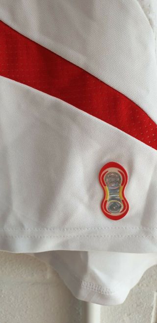 mens vintage rare Liverpool football shirt 07/09 adidas carlsberg white size lar 3