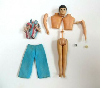 Dancing Gary Dawn Doll Parts Topper Vest Pants Vintage 1970 