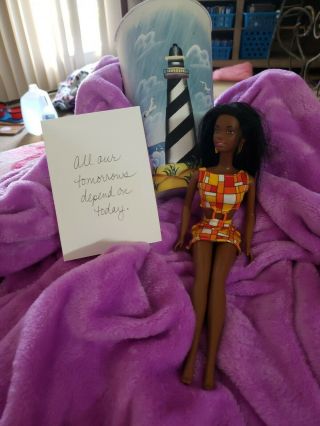 Vintage (rare) 1966 African American Barbie Doll,  (made In Indonesia) Tre.