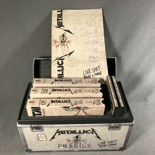 1993 Metallica Live Shit Binge & Purge Box - Set: 3 - Vhs Missing Cds Rare