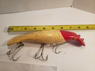 Vintage Hot Color Homer Le Blanc Swim Whizz Musky Fishing Lure