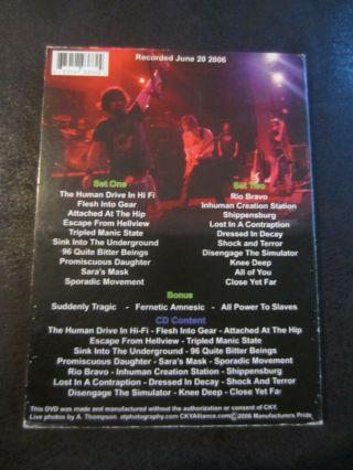 CKY ‎Live At Mr.  Smalls Funhouse Camp Kill Yourself DVD Set Rare HTF SiGNED 3