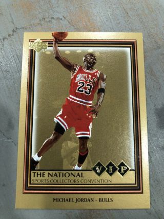 Rare Michael Jordan 2006 Upper Deck National Sports Convention Vip Card - Sp