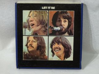The Beatles Let It Be Reel To Reel Tape Us Track 7 1/2 Ips Stereo Rare