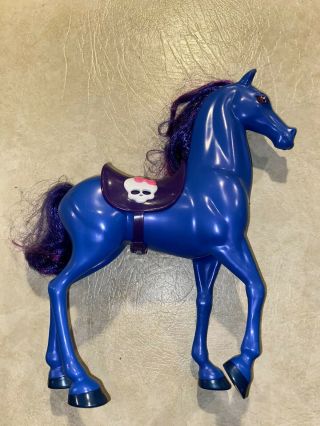 Mattel Monster High Doll Headmistress Bloodgood Blue Purple Horse Rare Mh 2012