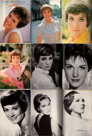 Julie Andrews Cine Album Japan Picture Book Rare