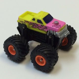 Vtg‼ Rare‼ Galoob Micro Machines Pickup Type 1 Psych Out 4x4 Monster Truck Vguc‼