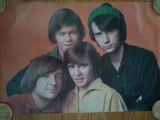 Vintage Poster The Monkeys Rock Band 1967 Roll Packaging