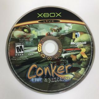 Conker: Live & Reloaded - Microsoft Xbox (2005) Disc Only - Guc Rare
