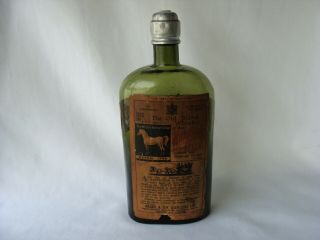 Antique Bottle The White Horse Cellar Old Blend Whiskey Bottled 1923 In Scotland