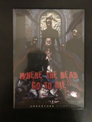 Where The Dead Go To Die Dvd 2012 Rare Oop Animated Horror Trippy Shocking Scary