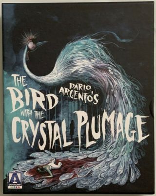 The Bird With The Crystal Plumage Limited Edition Blu Ray Dvd Rare Oop Arrow Vid