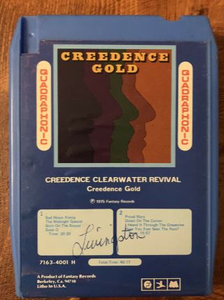 Creedence Clearwater Revival Gold Rare 8 Track Tape
